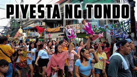 [4K] FIESTA NG TONDO MAYNILA 2023! Feast Day of Sto. Niño .